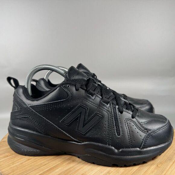 New Balance 608 Slip Resistant Lace Up Shoe Womens Size 8 WX608AB5 Black - Picture 1 of 8